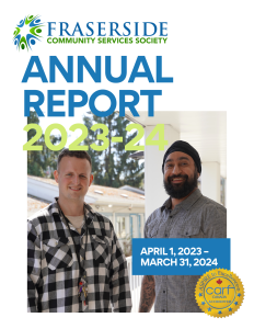 Fraserside Annual Report 2023-24 - cover page